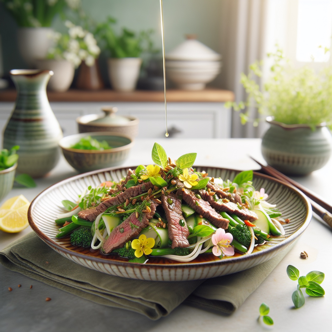 Easy Vietnamese Beef Noodle Soup with Fresh Herbs (Quick Pho-Style Bowl)