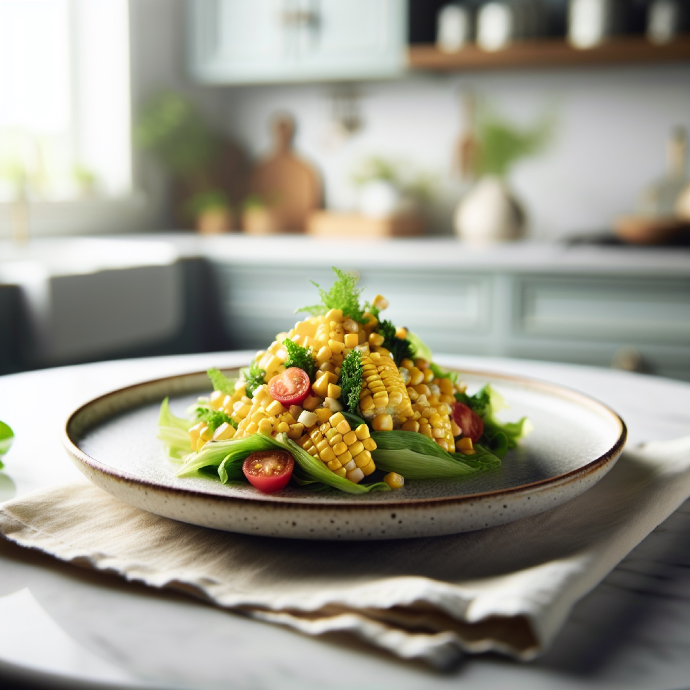 Tex-Mex Corn and Avocado Salad with Lime Dressing