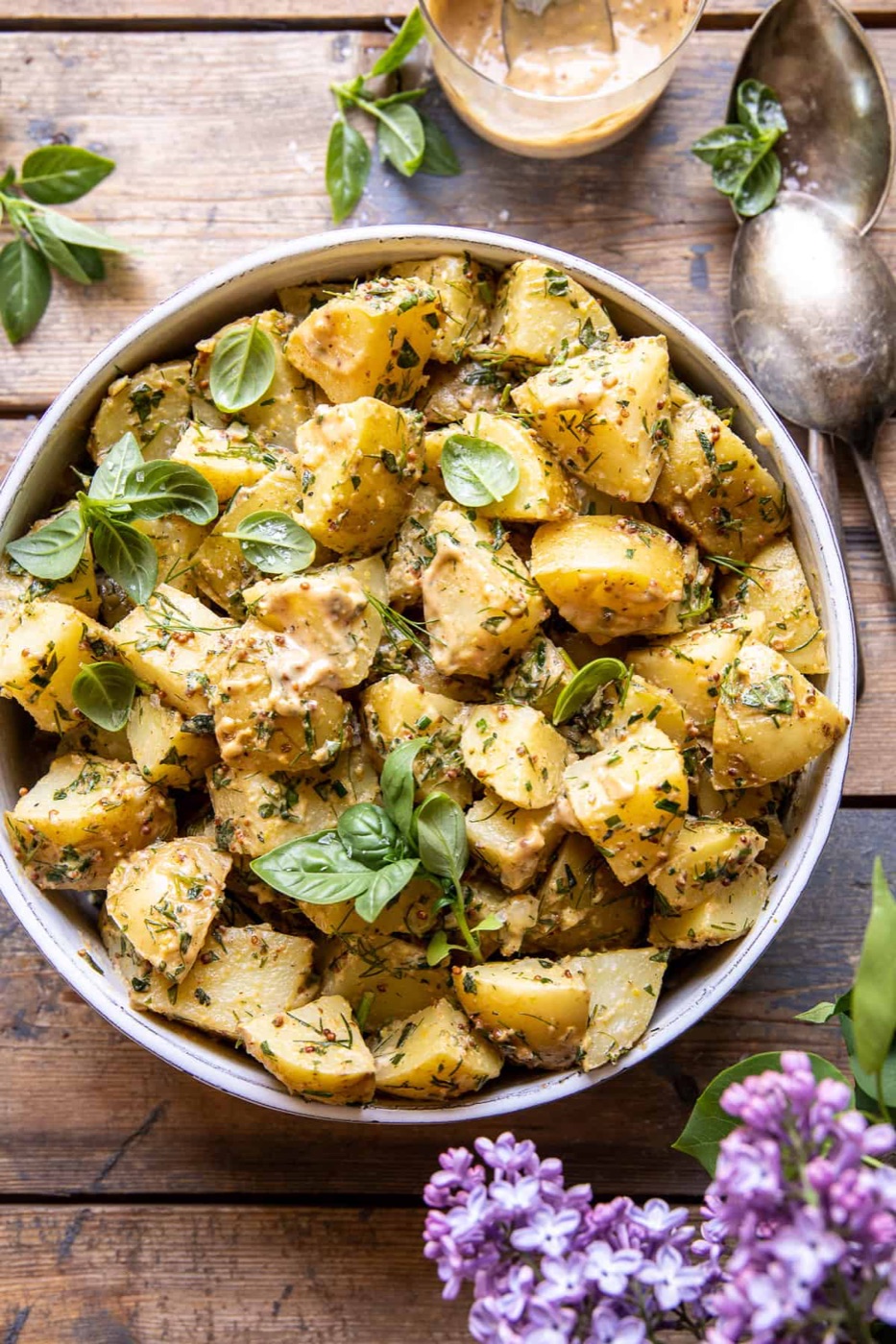 Salad khoai tây chay không mayonnaise béo mịn, đơn giản nhất